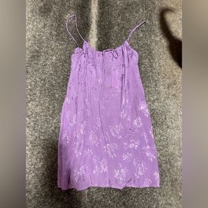 Motel rocks lavender floral print dress